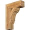 Ekena Millwork Olympic Block Rough Sawn Bracket, Western Red Cedar, 4"W x 14"D x 18"H BKT04X14X18OLY05RWR - alternate 1